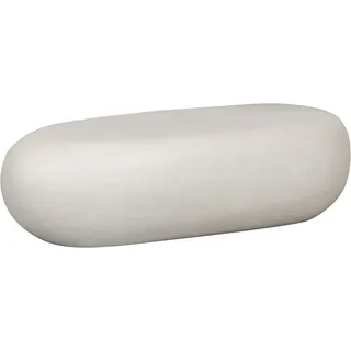 Woood Couchtisch Weiß Glas 100 x 28 x 43 cm