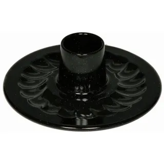 Riess, 0487-022, Rohrboden 26cm PROFIBÄCKER, CLASSIC- BACKFORMEN, Durchmesser 26 cm, Emaille, schwarz