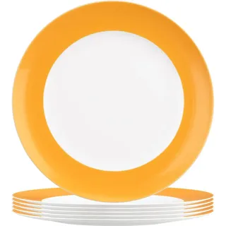 SELTMANN WEIDEN Frühstücksteller 22,5 cm orange 6er Set