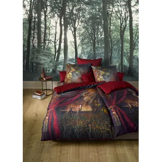 FLEURESSE Bed Art  113759 rot 200 x 220 cm + 2 x 80 x 80 cm