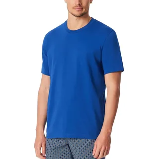 Schiesser Herren Schlafshirt Kurzarm Rundhals - Mix + Relax - Organic Cotton