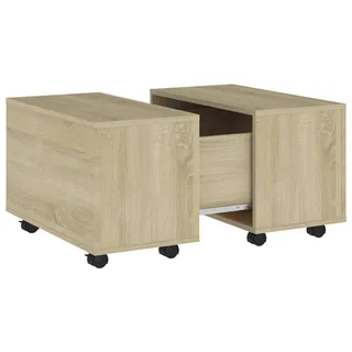 vidaXL Couchtisch Sonoma-Eiche 60x60x38 cm Holzwerkstoff