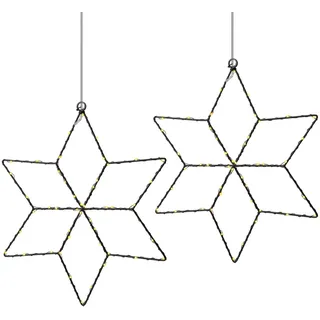 AMARE LED Stern hängend 2er Set