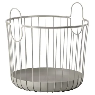 ZONE Denmark Inu Aufbewahrungskorb rund Ø 40,6 x 41,1 cm taupe