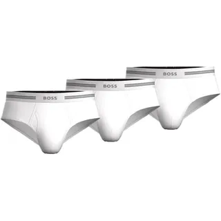 Hugo Boss Herren Slip aus Baumwolle, 3er-Pack | Herren Slip, bequeme Passform, ideal für den Alltag, bequeme Unterwäsche, Markenslip