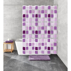 Bild Duschvorhang Sonny, 180 x 200 cm, violett