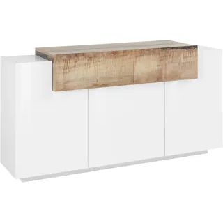 Home Affaire Coro 160 x 85,6 x 45 cm weiß hochglanz