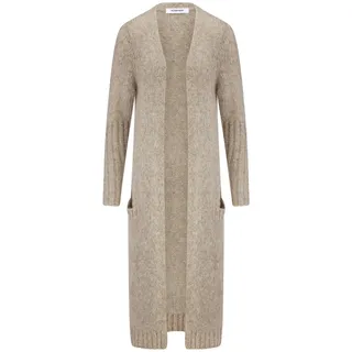 Strickmantel V-Ausschnitt DAY.LIKE beige