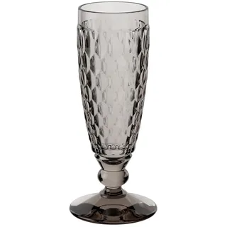 Villeroy & Boch Boston Coloured Sektglas Smoke, 150 ml, Kristallglas, Grau
