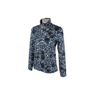 McKINLEY Damen Summer Shirt, Mehrfarbig (Mykonos BLU), 38
