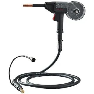 Vevor 200-A-Schweißspulenpistole mit 3-m-Kabel, kompatibel mit W Weldpro MlG200GDsv200- und MIG155GD-Schweißgeräten, geeignet für 0,0762/0,0899cm Flussmittelkern-/Massiv-/Aluminium-Schweißdrähte