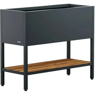 Herstera Garden Hochbeet Deco 40 cm x 100 cm x 80 cm Anthrazit FSC®