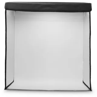 Hama Falthintergrund "Mini-Fotostudio-Set f. Produktbilder (faltbar, LED-Ringlicht, 50x50cm)",