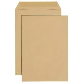 MAILmedia Versandtaschen DIN C4 ohne Fenster braun 50 St.