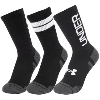 Under Armour Unisex UA Perf Tech Nov 3pk Crew Socks