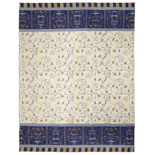 Bassetti OPLONTIS Tagesdecke, Baumwolle, Blau, 180x255