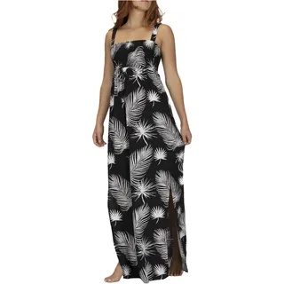 Hurley Damen Kleider W Lei Maxi Dress, Black Palm, XS, CQ2525