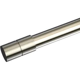 LIEDECO Gardinenstangen-Endstück »Zylinder - Inox« 20 mm, silberfarben