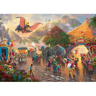Schmidt Spiele 59939 Thomas Kinkade, Disney, Dumbo 1000 Teile