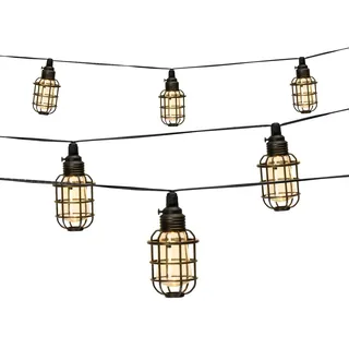 Grundig Solar Lichterkette 10 LED wetterfest schwarz