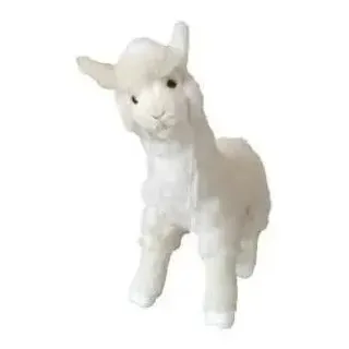 Weißes Alpaka, 28 cm – Dubi - Weiß