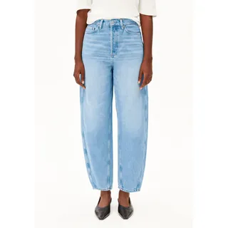 BAARLY HIGH WAIST BARREL JEANS | Bio-Baumwoll Mix non stretch - blau (29-32)