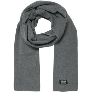 Schal SOLID "Schal SDIrwon", Herren, grau (gray melange), Obermaterial: 100% Polyacryl PAN., Modetücher Schal