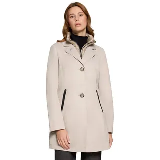 Outdoorjacke GIL BRET, Damen, Gr. 46, silber rock, Web, Obermaterial: 58% Baumwolle, 42% Polyester, unifarben, regular fit normal, ohne Ausschnitt, Jacken Outdoorjacke, mit Stehkragen