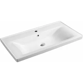 SAVA 90 Keramik-Waschtisch 90x46cm, weiss