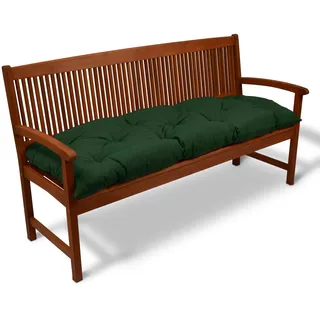 Beautissu Bankauflage 150 x 50 x 10 cm grün 1 St.