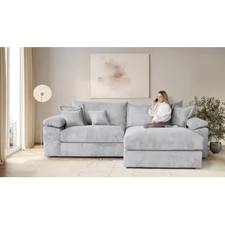 OTTO home Eckcouch Polyester 4-Sitzer Grau