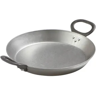 Rösle Servierpfanne , Silberfarben , Metall , rund , Made in Germany , backofengeeignet , Kochgeschirr, Pfannen, Bratpfannen