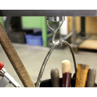 Maul Magnet Silber Ø 38 x