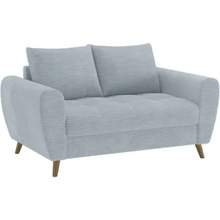 Mr. Couch 2-Sitzer »Blackburn II« Mit Kaltschaumpolsterung bis 140 kg belastbar blau