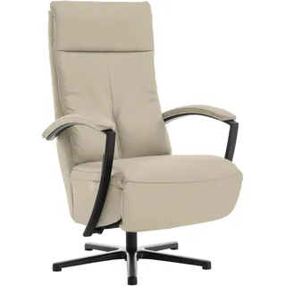 Beldomo Speed Relaxsessel , Creme, Naturfarben , Leder , Echtleder , Rindleder , 76x112x83 cm , Goldenes M , Fußauswahl, Lederauswahl, Stoffauswahl, Relaxfunktion, Liegefunktion , Wohnzimmer, Sessel, Ledersessel