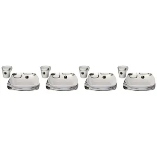 Brunner Enigma Melamin Set 16-tlg. weiß gepunktet