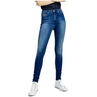 Tommy Hilfiger Tommy Jeans Sylvia High Rise Super Skinny Jeans - New Niceville Mid Blue Stretch - 25 - 32