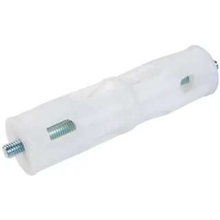 Liedeco Verbinder für Ø 28 mm Gardinenrohre, weiß