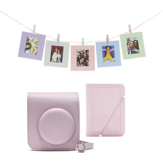 Fujifilm INSTAX Mini 12 Accessory Kit, Blossom-Pink