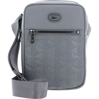 LACOSTE Umhängetasche Nomogramme Vertical Camera Bag Monument grau - Grau