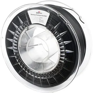 SPECTRUM FILAMENTS PLA MATT 1.75mm Polyacticsäure PLA Schwarz 3D Filament, Schwarz