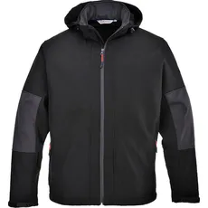 Portwest, Arbeitsjacke, Mens Hooded Soft Shell Jacket (XL)