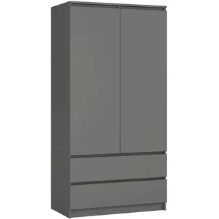 Akord Kleiderschrank AKORD S90 90 x 180 x 51 cm Grau
