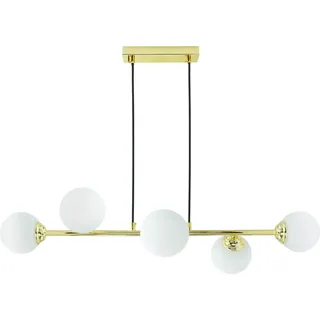 Goldene Kugel-Pendelleuchte 6xE27 PALLE ID-6201-03 IdeaLED - Gold