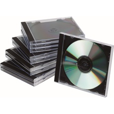 Q-Connect CD/DVD Hüllen Jewel-Case, Optische Medien Zubehör