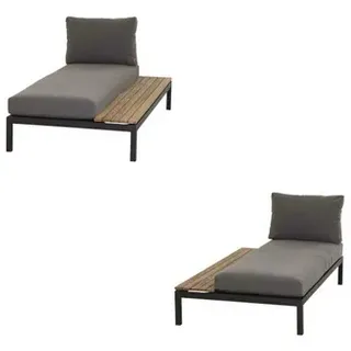 Siena Garden Alvida Set 8-tlg. Grau