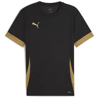 Puma Teamgoal Matchday Jr Fußballtrikot, Puma Black-Puma Gold, 116 EU