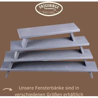 Weigla Schwibbogen-Fensterbank »Weihnachtsdeko, Made in Germany« aus Holz, grau-lackiert, Höhe ca. 11 cm, grau