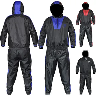 AQF Sauna Suits Schwitzanzug Fitness Trainingsanzug Gym Jogginganzug Jogginghose Herren Damen Abnehmen Anzug Hooded Sweat Suit (Kompletter Sauna-Anzug)