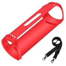Seracle Flexible Tragetasche für Sony SRS-XB43 Extra Bass Wireless Portable Lautsprecher (Rot)